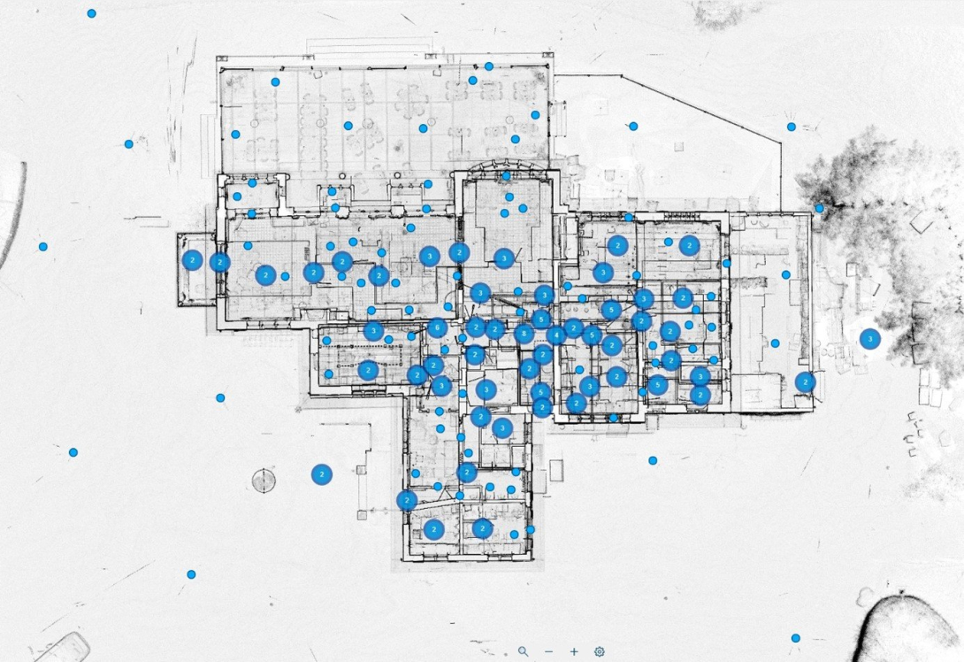 Kasteel Asse overviewmap